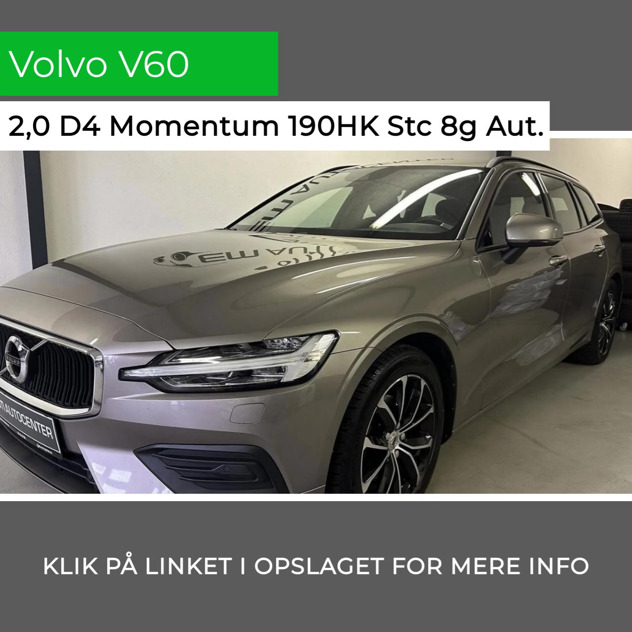 Brugt Volvo V60 hos EM AUTOCENTER ApS: Spar penge uden at gå på kompromis med komfort
