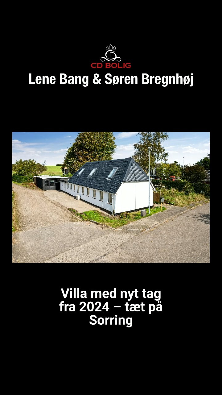 Åbent hus for villa nær Sorring: CD Bolig fremviser med nyt tag og naturskøn beliggenhed
