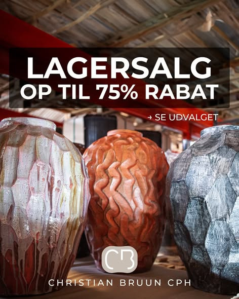 Lagersalg.com tilbyder unikke havekrukker til særlige priser hos Christian Bruun