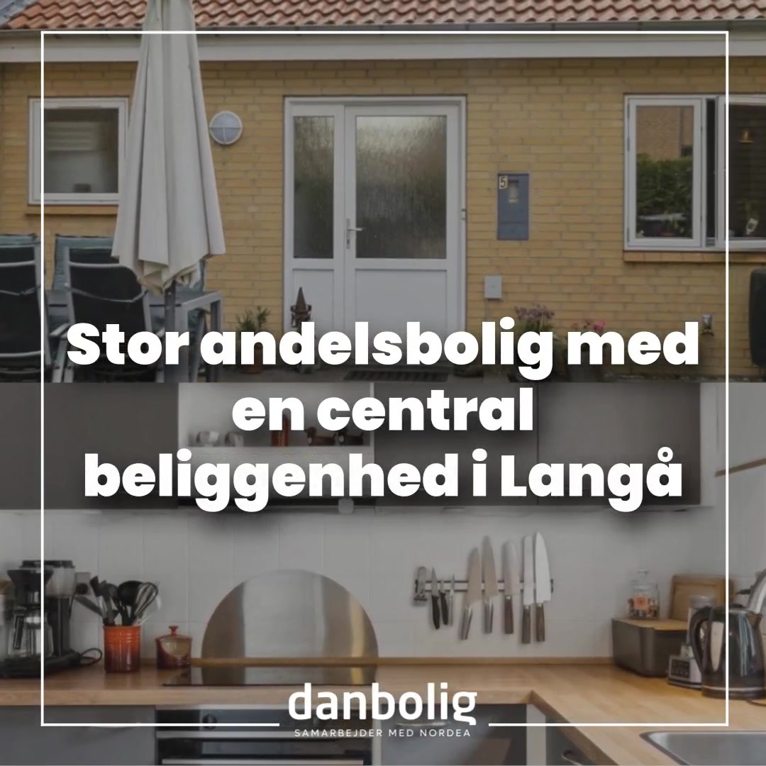 Stor andelsbolig til salg i Langå hos Danbolig Randers