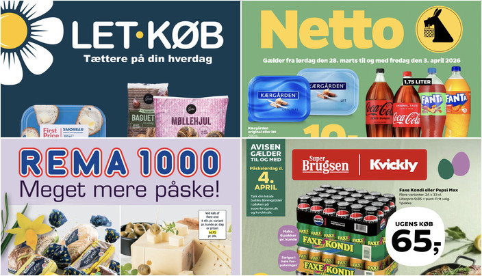 Få Kærgården smør til kun 10 kr. og Pink Lady æbler til 20 kr. hos lokale butikker