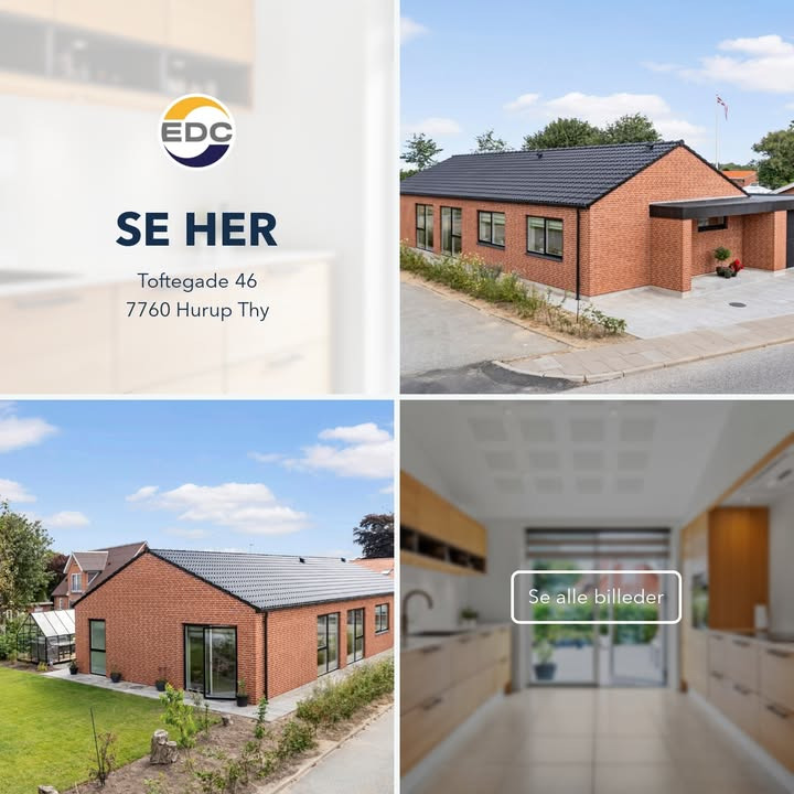 EDC Hurup Thy tilbyder fremvisning af nyt hus fra 2024 centralt i Hurup