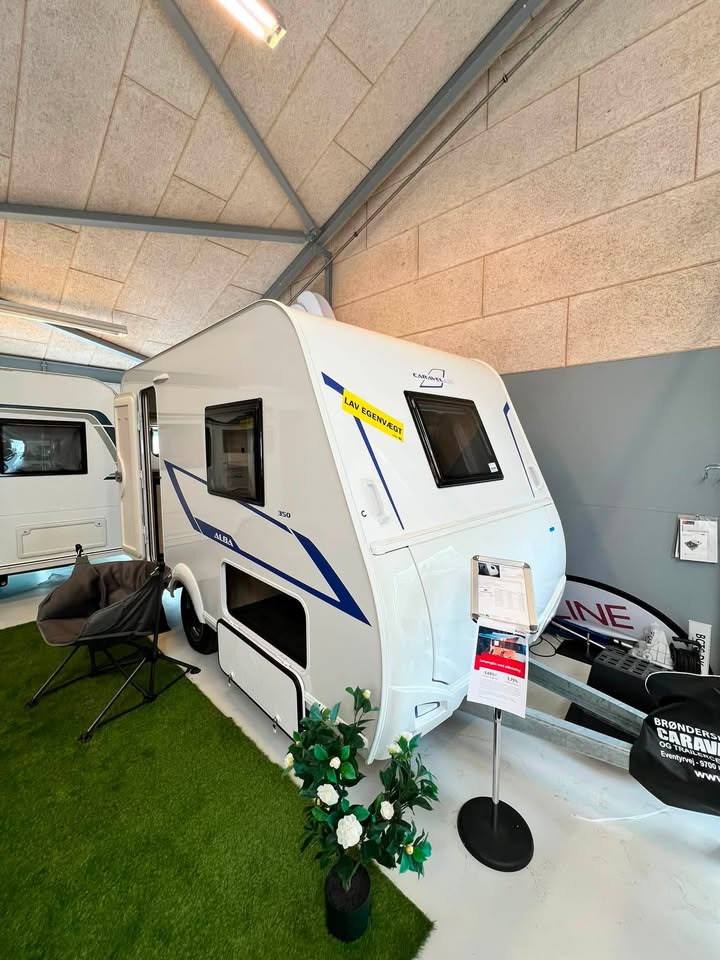 Brønderslev Caravan & Trailer Center tilbyder Caravelair Alba 350 EL til el-bilen