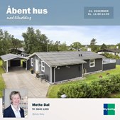 Nybolig Sæby A/S inviterer til åbent hus i velholdt fritidshus nær stranden