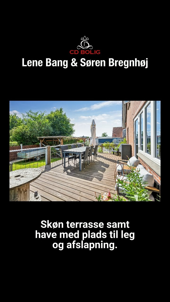 Unik murermestervilla med fantastisk opdateret have hos CD Bolig - Lene Bang & Søren Bregnhøj