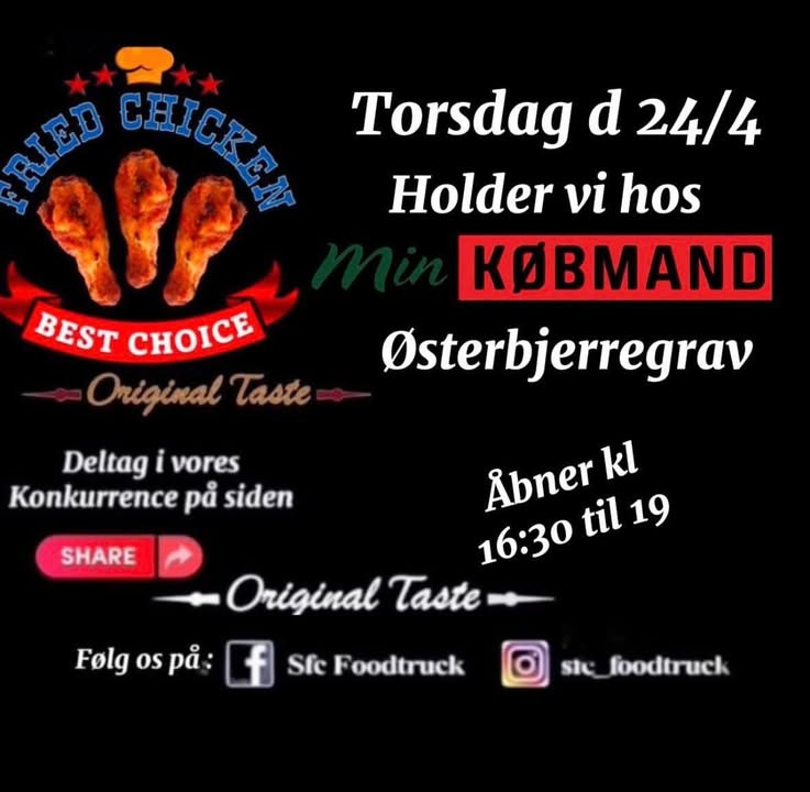 Min Købmand Øster Bjerregrav inviterer på nem aftensmad med SFC foodtruck