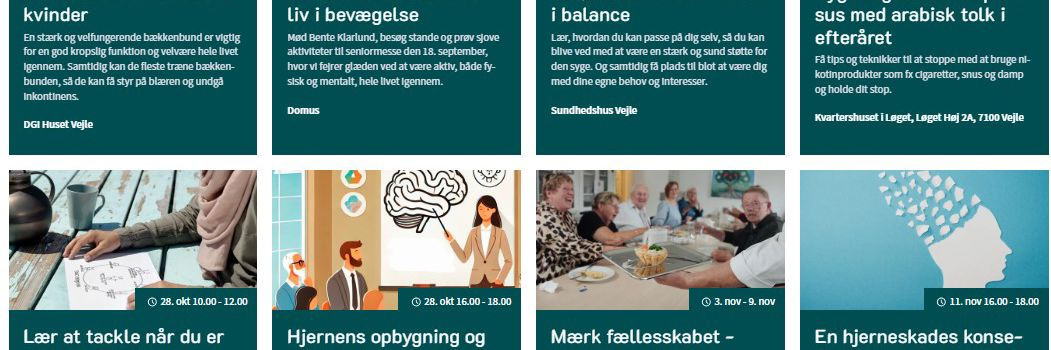Sundhedskurser i Vejle til efteråret 2025: Inspiration for alle aldersgrupper