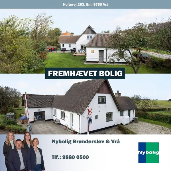 Nybolig Brønderslev & Vrå fremhæver villa med udsigt og solrige terrasser