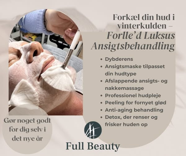 Full Beauty Aalborg tilbyder eksklusiv Forlle’d ansigtsbehandling