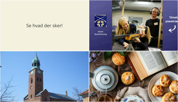 Oplev skydetræning, korsang og eftermiddagste i Korsør i den kommende uge