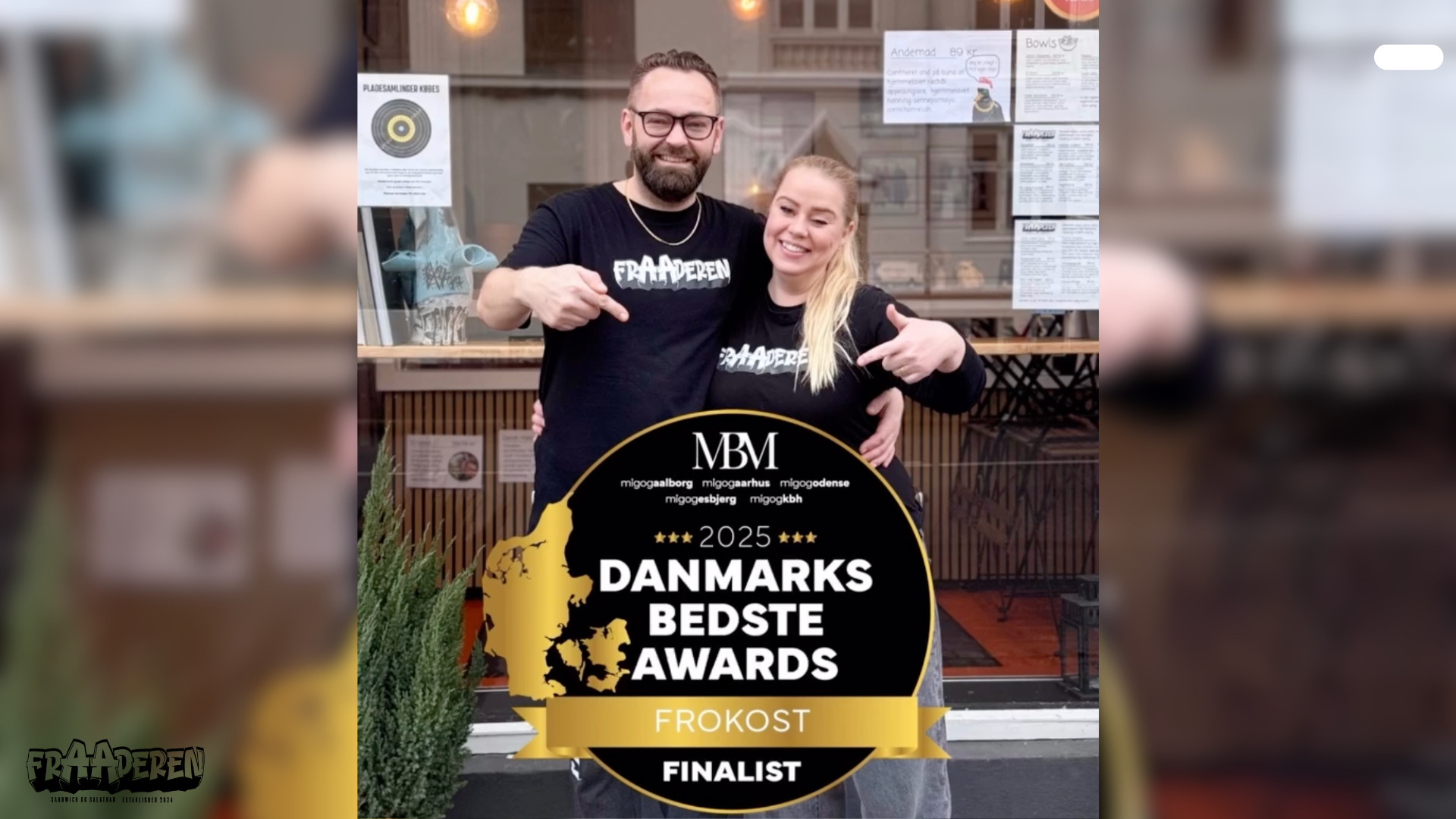 FrAAderen er nomineret til Danmarks Bedste Frokost! 