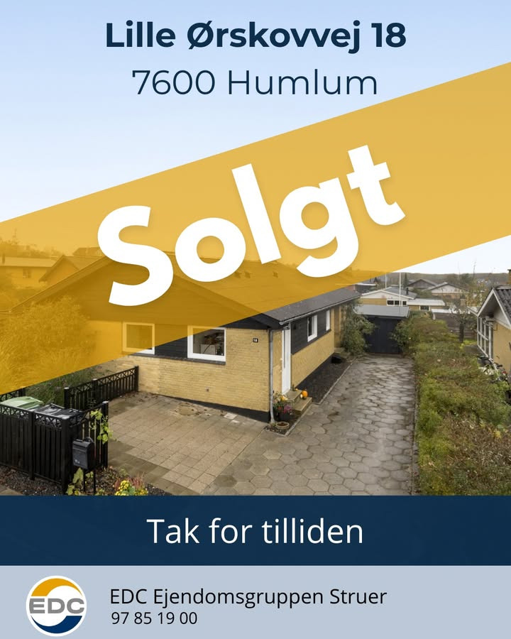 EDC Ejendomsgruppen Struer sælger bolig efter kun to fremvisninger