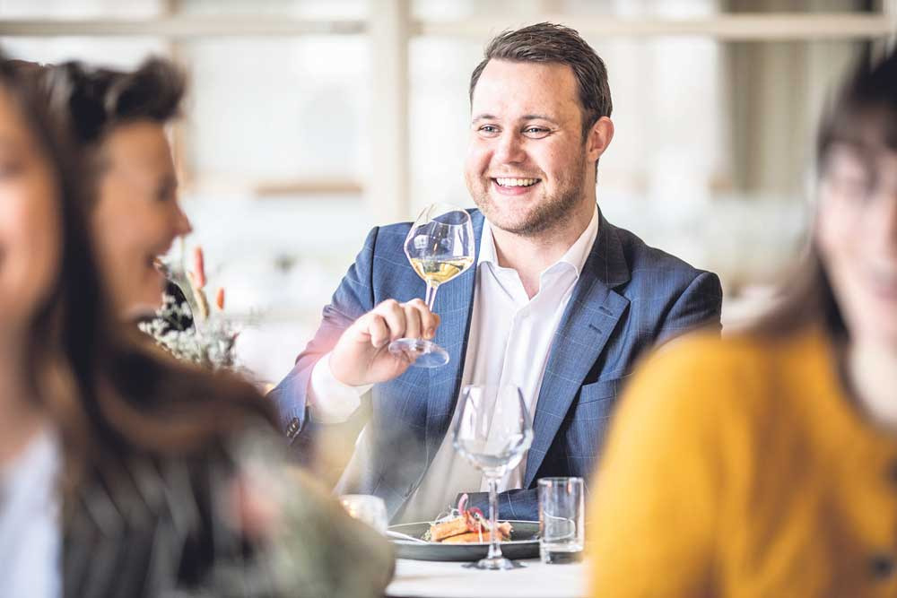 Burgeraften på Restaurant Sidesporet i Holbæk