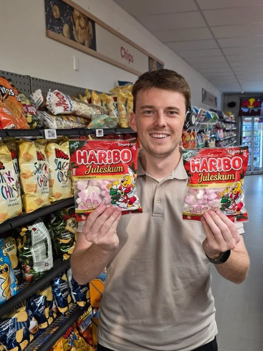 SPAR Skejby tilbyder Haribo Juleskum til 10 kr. pr. pose