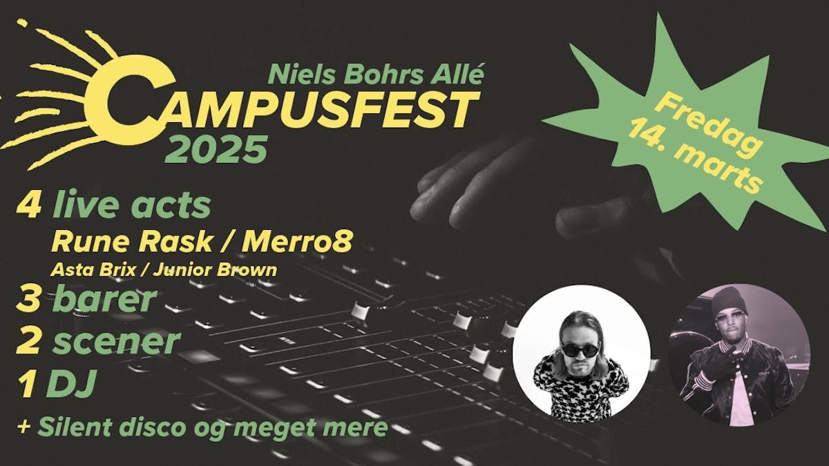 Campusfest på UCL: Musik, dans og festligheder for alle studerende