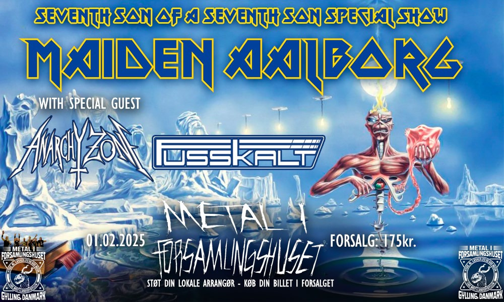 Metal i Gylling Forsamlingshus: En aften med Maiden Aalborg, Anarchy Zone og Fusskalt