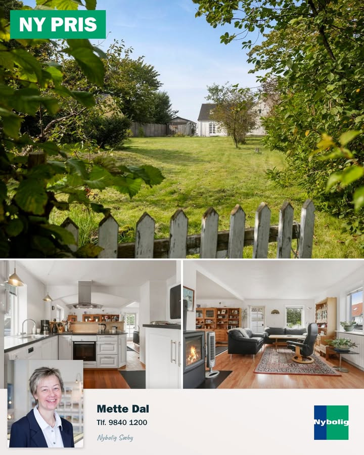 Nybolig Sæby A/S præsenterer: byhus ved åen nu til ny pris