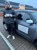 Mathias Levik fra Løgstør har bestået sin køreprøve hos Nørgaards Køreskole i Kaas