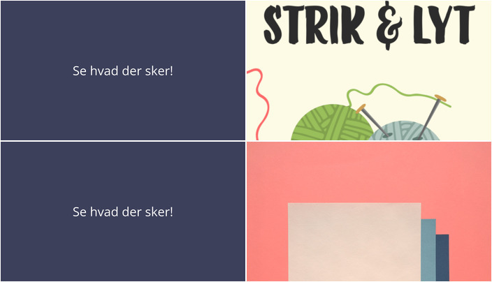 Oplev hyggeligt håndarbejde og socialt samvær denne uge i Dronninglund