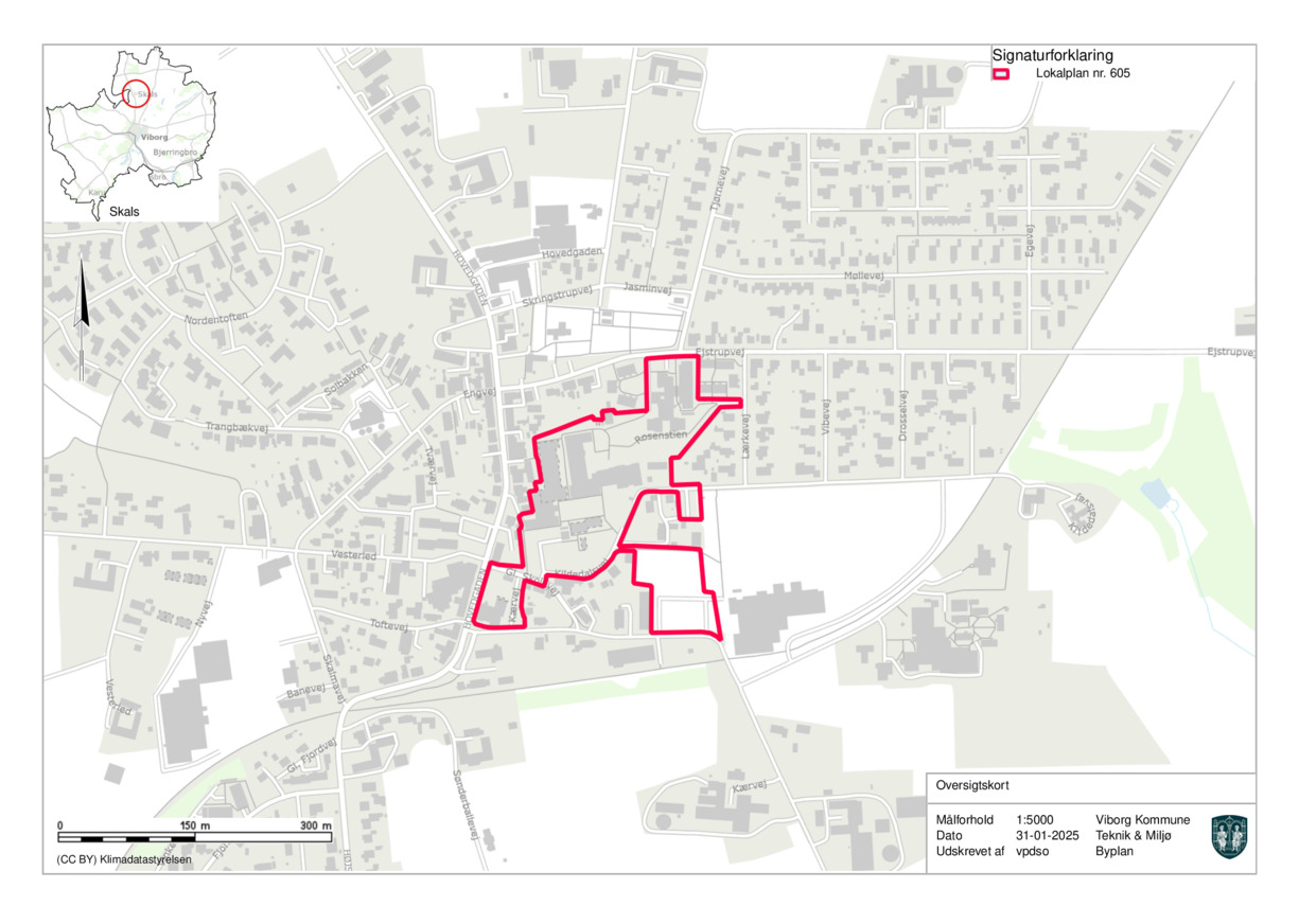 Viborg Kommune præsenterer ny lokalplan for Skals Skole-området med fokus på offentlige formål og rekreative muligheder
