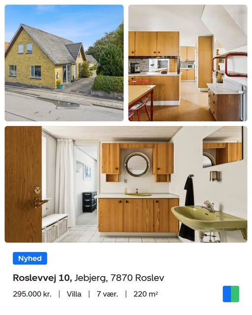 Nybolig Skive I/S præsenterer rummelig villa på Roslevvej 10 i Jebjerg