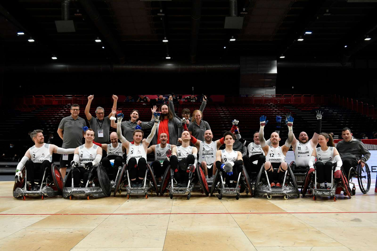 Landsholdet i kørestolsrugby tester VM-formen på Musholm