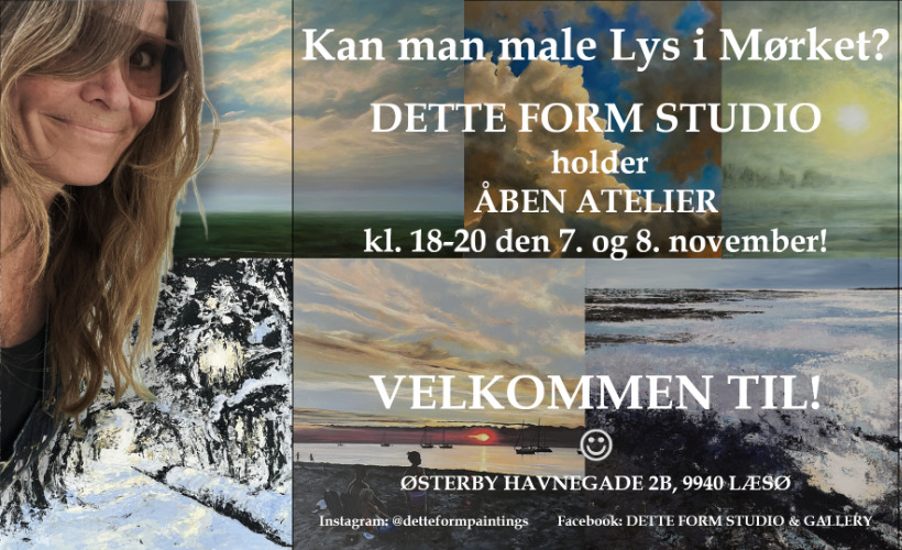 Oplev kunsten at male lys i mørket på Læsø