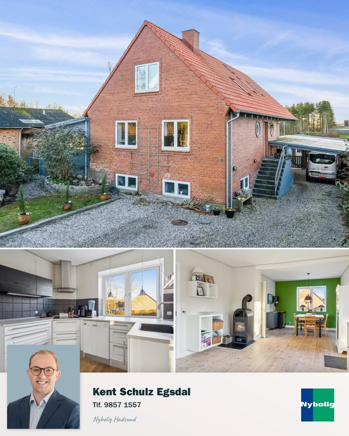 Nybolig Hadsund præsenterer renoveret murermestervilla i Skelund