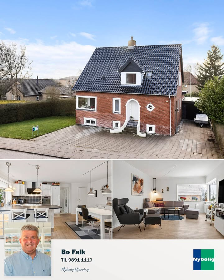 Nybolig Hjørring præsenterer charmerende familievenlig villa til salg i Hjørring