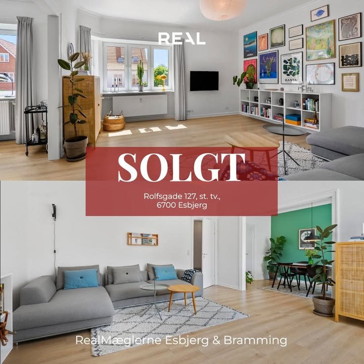 RealMæglerne Esbjerg og Bramming sælger lejlighed i Esbjerg: Kontakt os for gratis salgsvurdering