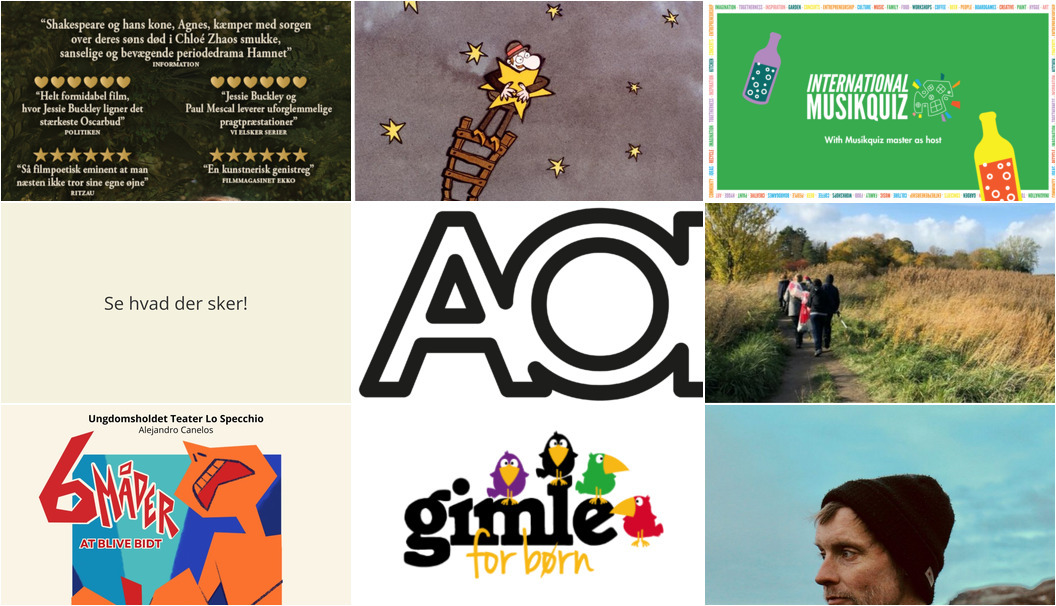 Weekendbegivenheder i Roskilde: Film, teater og musik for hele familien