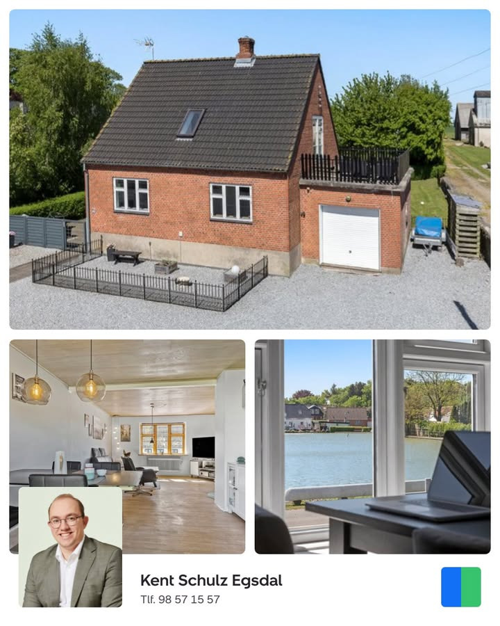 Nybolig Hadsund præsenterer charmerende villa med udsigt til Råby Gadekær