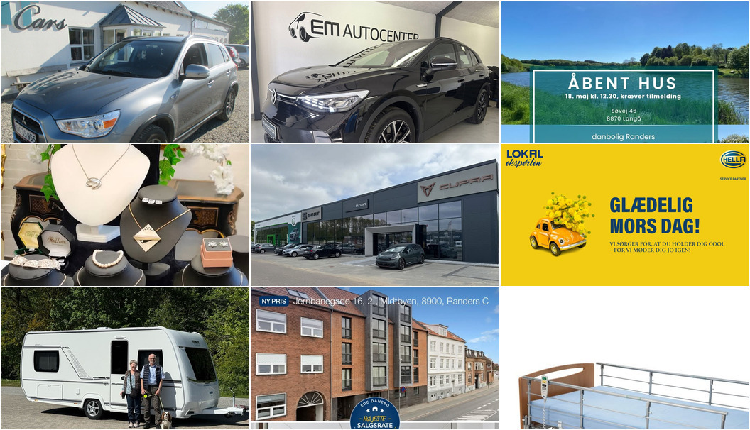 Nyt fra Meny Randers, BILCO A/S RANDERS, Spar Fårup og 14 andre