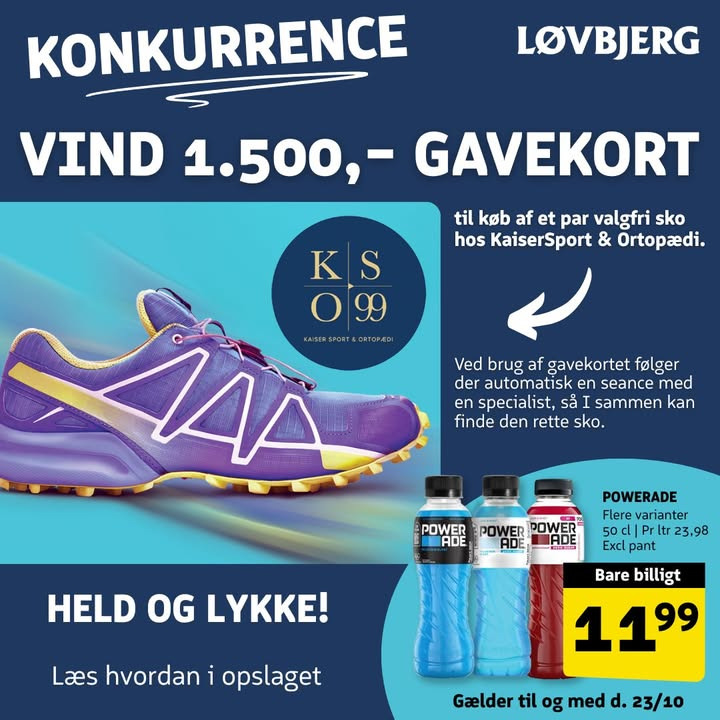 Vind et gavekort på 1.500 kr. hos Løvbjerg Frederikshavn