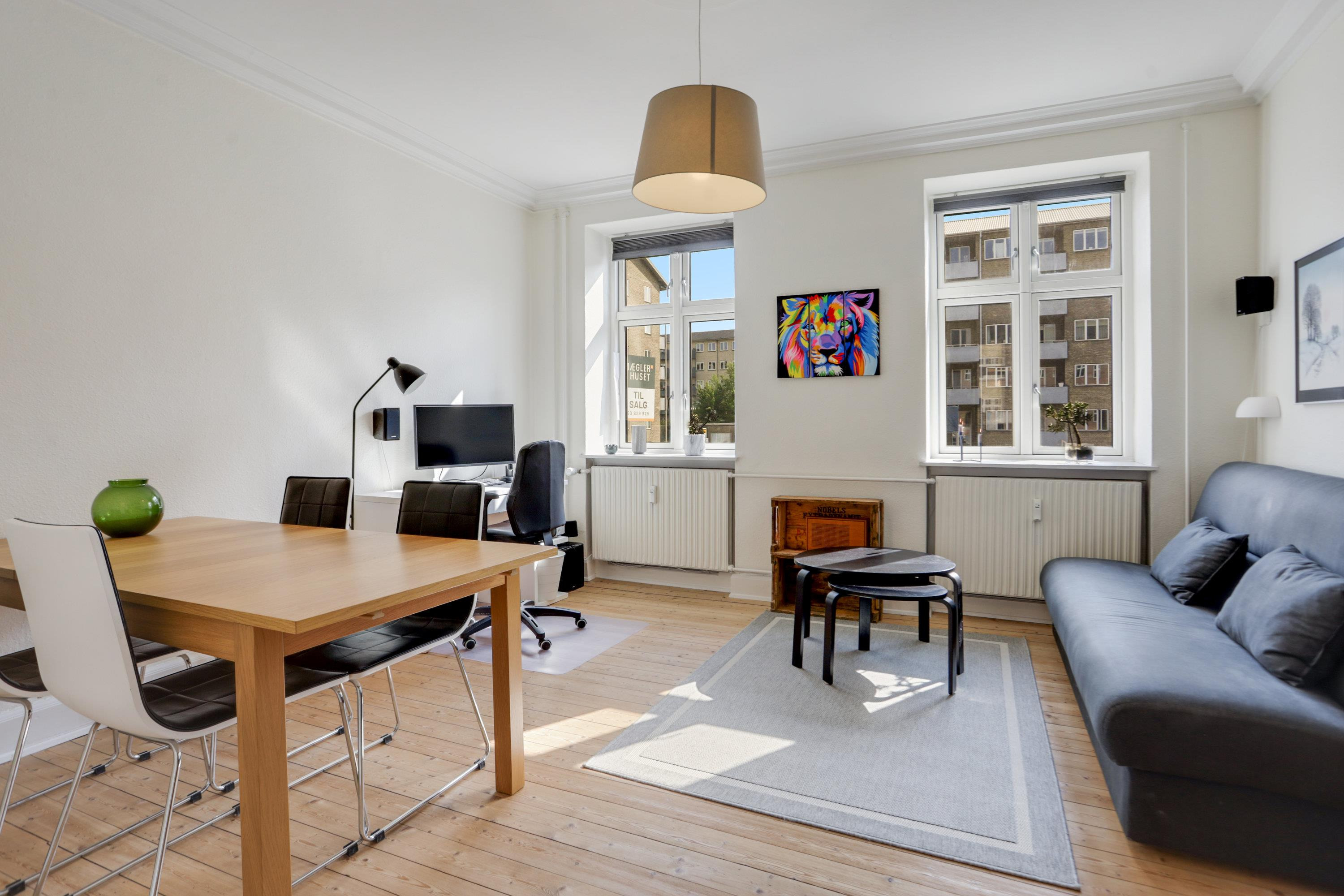 Veludnyttet andelsbolig i god forening midt i Øgadekvarteret