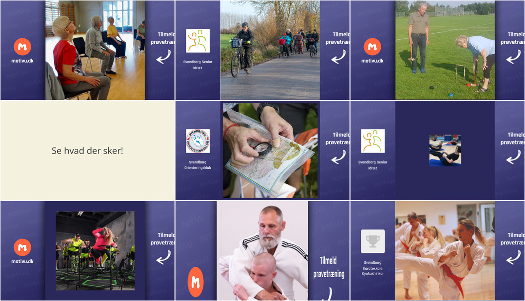 Svendborg byder på masser af muligheder for bevægelse og fællesskab i den kommende uge