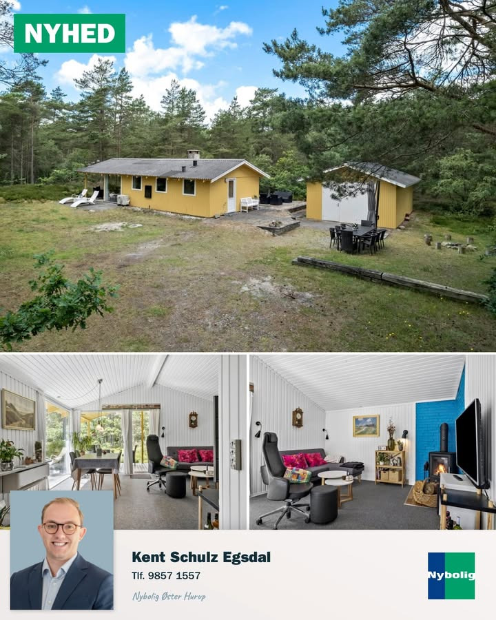 Nybolig Hadsund præsenterer charmerende fritidshus i naturskønne omgivelser