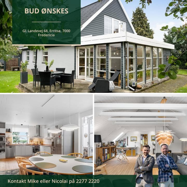 Ejendomsmægler Mike Andersen søger seriøse bud på indflytningsklar villa i Erritsø