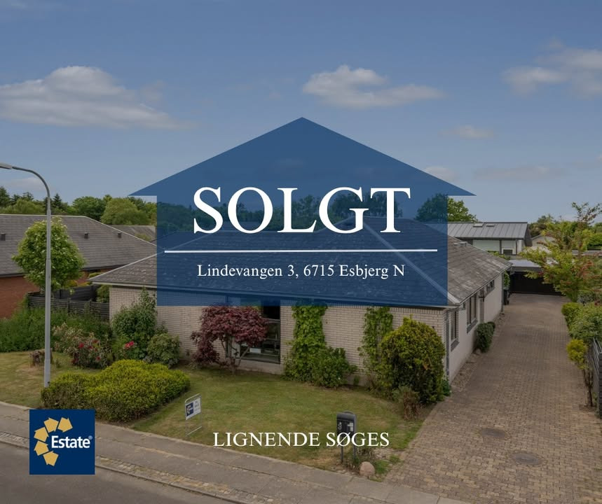 Estate Robin Thybo Esbjerg & Varde fejrer salg af villa i Esbjerg N