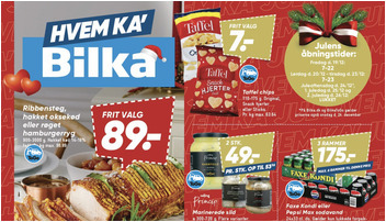 Faxe Kondi og Pepsi Max sodavand: 3 rammer for 175 kr. og Taffel chips til kun 7 kr. hos Bilka