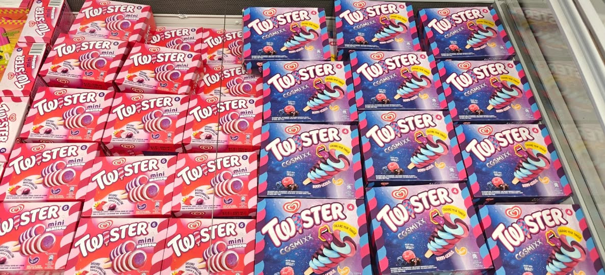 Rema 1000 Hals sælger begrænset parti Twister-multipakker til 20 kroner