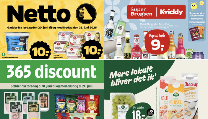 Frokostfavoritter til kun 9 kr. og stenfrie grønne druer til 18 kr. - Tjek de lokale tilbud