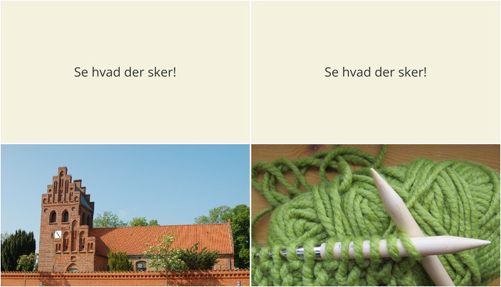 Tag en pause fra hverdagen i Ølstykke: Åben kirkeaften og strikkecafé