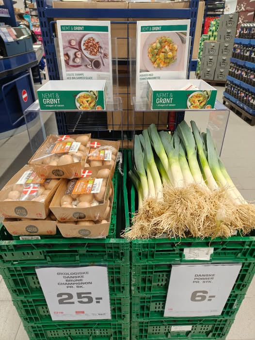 Rema 1000 Holstebrovej fremmer grøn februar med Nemt & Grønt-opskrifter