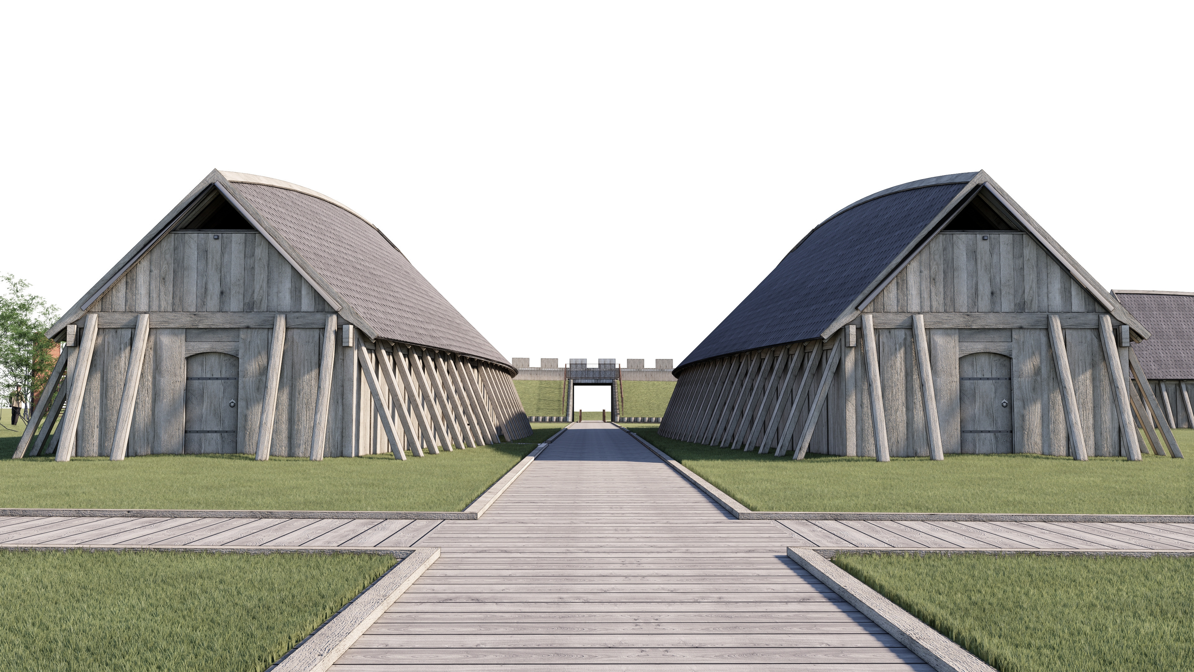Nu genopføres vikingeborgen på Trelleborg som nyt UNESCO-oplevelsescenter