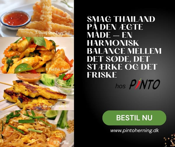 Pinto Thai Take Away gør det nemt at bestille thailandske favoritter online
