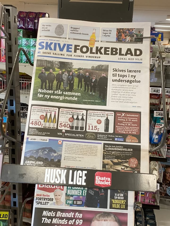Pedersborg Vin præsenterer februar-tilbud i Skive Folkeblad