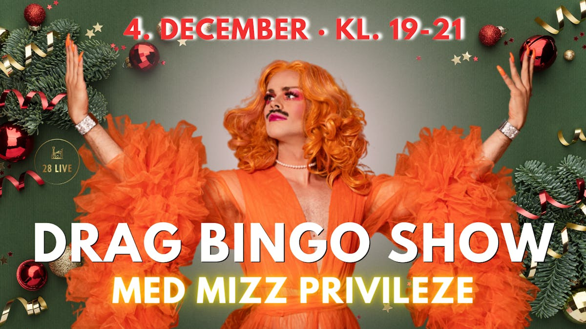 Drag bingo med Mizz Privileze i Roskilde