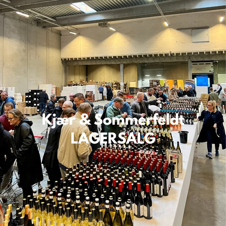 Lagersalg.com annoncerer stort vin-lagersalg i Odense med besparelser op til 70%