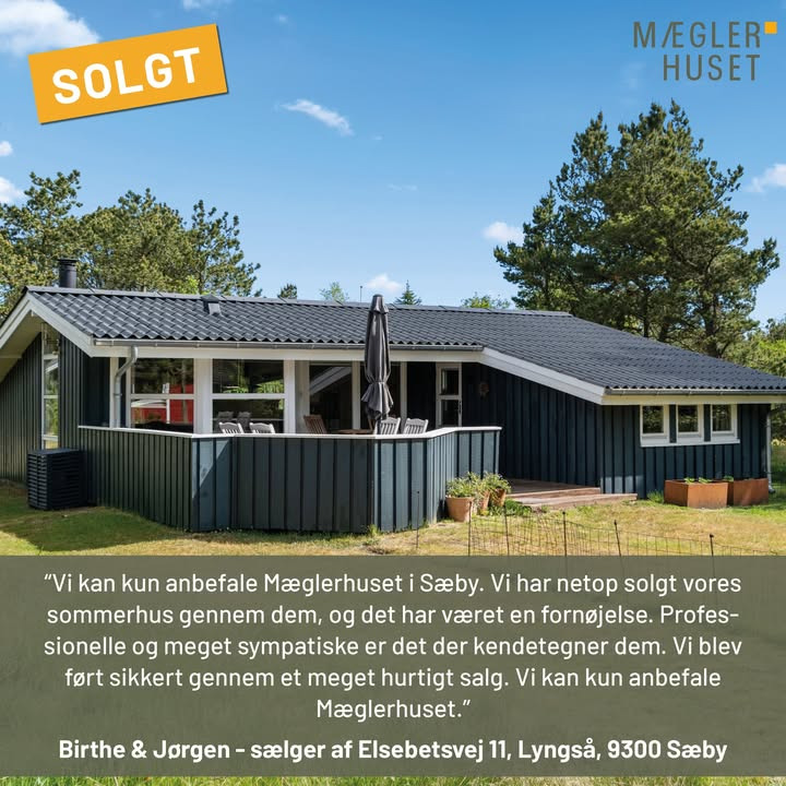 Mæglerhuset Sæby sælger sommerhus i Lyngså: Tak til tilfredse kunder